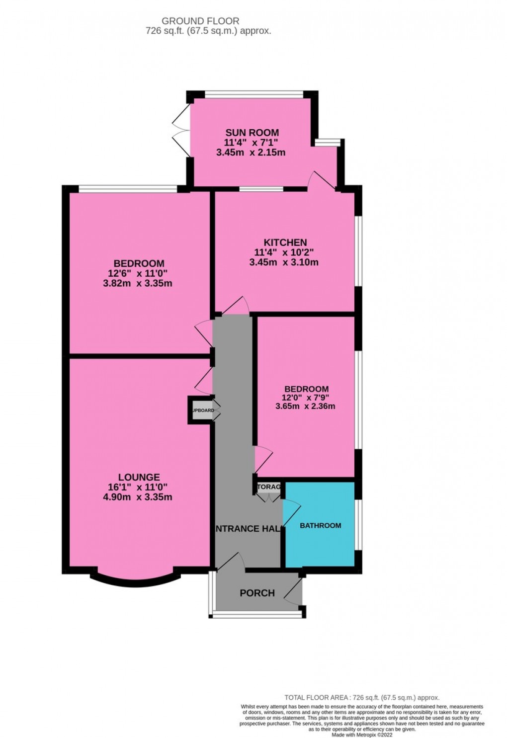 Floorplan for Newby, Scarborough