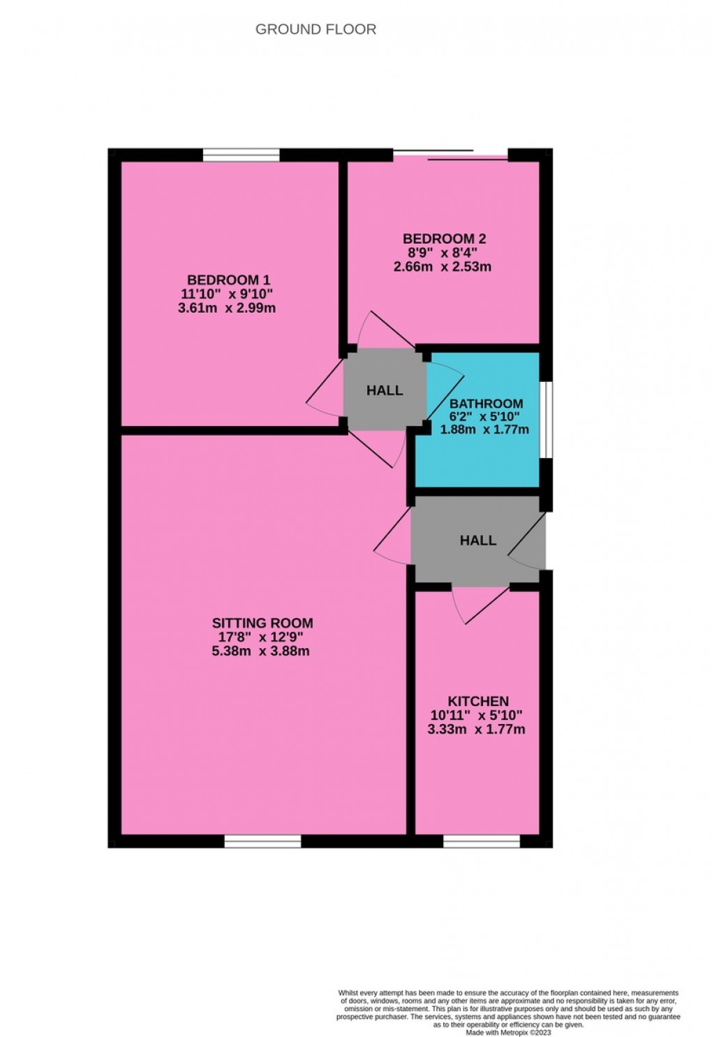 Floorplan for Sea View Crescent, Scarborough